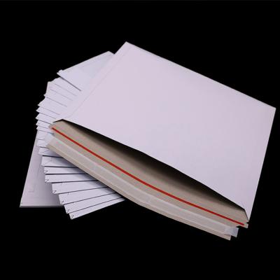 China White Business Envelope Cardboard Self Sealing Rigid Mailer And Easy To Open Envelope for sale