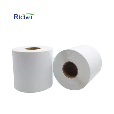 China Self Adhesive Waterproof White Custom Thermal Shipping Printed Labels Supermarket Direct Thermal Price Label for sale