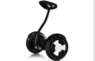 China Black Bluetooth Self Balancing Mini Scooter , Two Wheel Scooter With Handle for sale