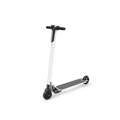 China Carbon Fiber Portable 2 Wheel Stand Up Scooter Folding Kick Scooter For Adults for sale