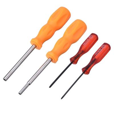 China Repair for 3.8mm 4.5mm screwdriver bit gameboy GameBit screwdriver with handle for SNES/NGC /switch NS for SEGA game opening tool kit for sale