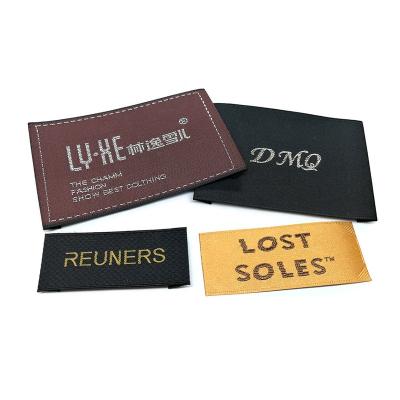 China Custom Washable Premium Soft Woven Labels With Your Logo , Cheap Apparel Labels Woven Custom Labels And Custom Woven for sale