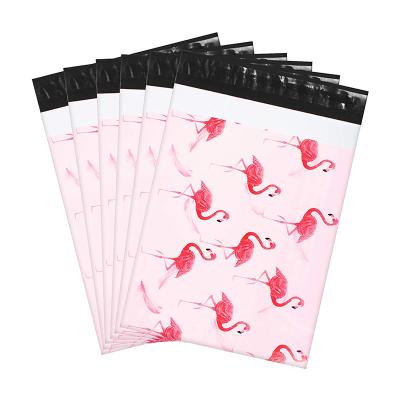 China Waterproof Custom Design LDPE Pink Poly Mailers Eco-Friendly Shipping Envelopes Mailing Bag for sale