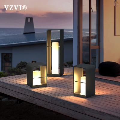 China Solar Borosilicate VZVI Glass Villa Outdoor Landscape Lawn Lamps 110V-220V LED Bulbs Street Lamp Yard Garden Decoration Lighting Waterproof for sale