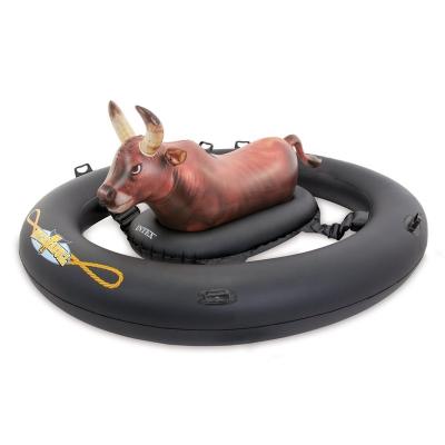 China INTEX 56280 Inflatable Transport Inflatable Bull Float Swimming Pool Water Toys Pool Ride Float for sale