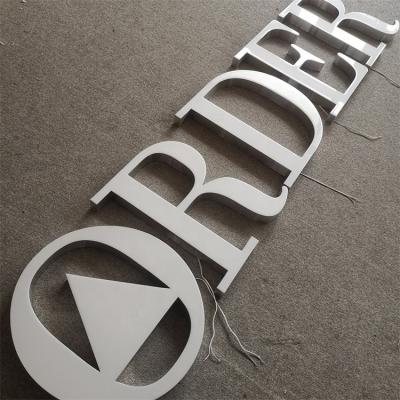 China High Quality Exposed Buildings Resin Channel Letter Epoxy Resin 3D LED Sign Channel Letter For Advertising Decoration for sale