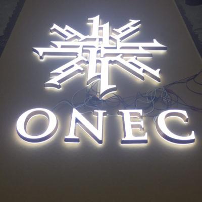 China Custom Buildings White Color 3d Face Lit Acrylic LED Channel Letter for sale