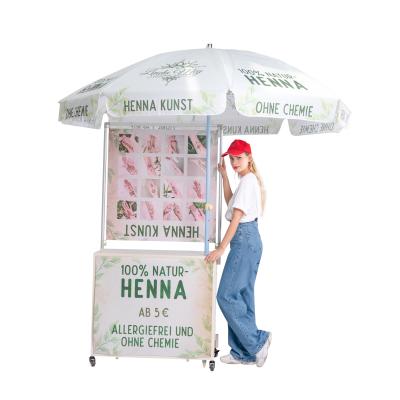 China Commercial Metal Folding Street Promotion Vending Cart for sale