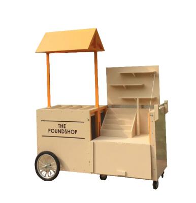 China Environmental Friendly Mobile Display Carts For Retail And Promotion for sale