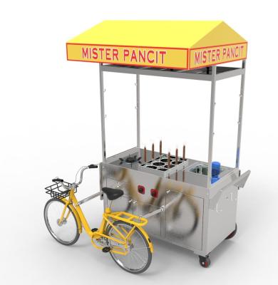 China Modern Attractive Bike Drive Food Vending Carts for sale