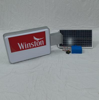 China Indoor Outdoor Solar Power LED Advertising Signage Light Box for sale