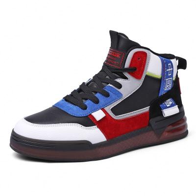 China 2022 new design fashion trend white men's sports skateboard cushion high top shoes sport shoes for sale