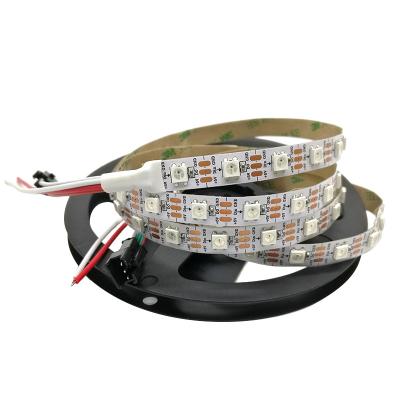 China Hotel WS2812B LED Strip 60LED 60pixel 5V White PCB and Black PCB for sale