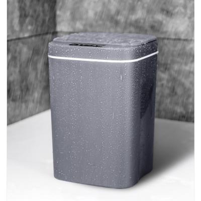 China Living Room Kitchen Living Room Indoor Home Plastic Silent Batteries Office Smart Usb Smart Trash Bin for sale