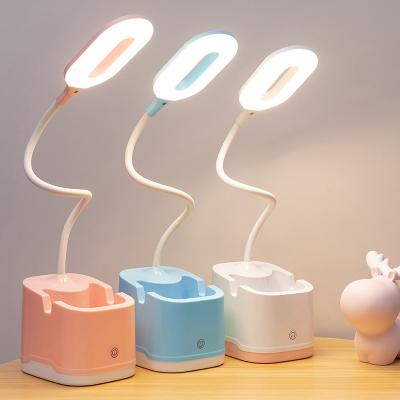 China Touch Mode 190g Student Eye Protection High Color Rendering Storage Nail Portable Desk Lamp With Touch Filling for sale