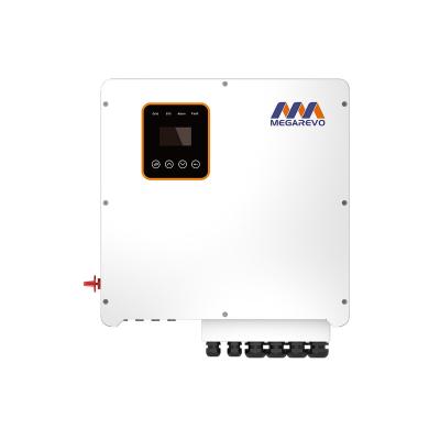 China High Quality Storage Solar Power System On Off-Grid Solar Inverters Split Phase 8kw 10kw 12KW Solar Inverter Megarevo Three Phase Hybrid Inverters for sale