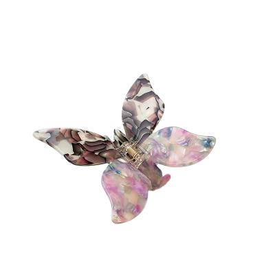 China 11 Centimeters New Arrivals Fashion Women Hair Accessories Butterfly Women Girl Acetate Hair Claw Elegant Geometric Clips Big Hair Decorations for sale