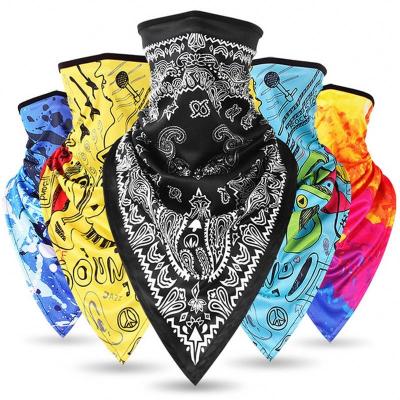 China Long Face Bandana Ear Loops Face Balaclava Men Women Neck Cuffs For Dust Wind Motorcycle Bandana for sale