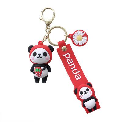 China High Quality Silicone Cute Doll Cartoon Car Key Chain Bag Doll Key Chains Small Products Wholesale Multiple Items Gift Pendants for sale