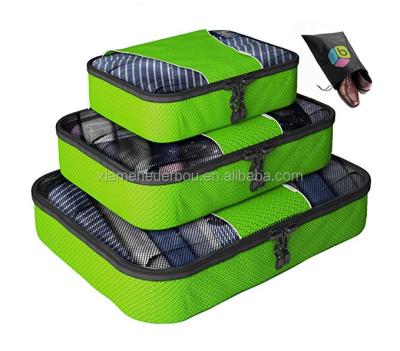 China ENGLAND STYLE Travel Packing Cube (Small-Large 3 pieces) for Hand Accessories, Suitcase and Travel Backpacking (Double Compartment) for sale