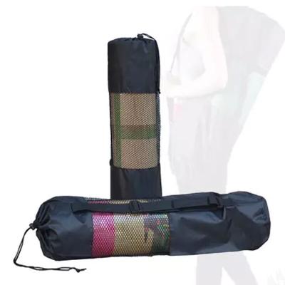 China Super Lightweight Fashion Gym Yoga Mat Carry Drawstring Bag With Mesh for sale