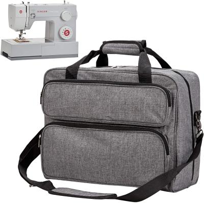 China Treated Sewing Machine Carrying Case, Universal Tote Bag with Shoulder Strap, Sewing Machine Travel Bag for sale