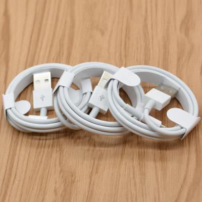 China Mobile Phone Wholesale 3ft Band Data Cable White Usb Fast Charging Cable For Iphone Charger for sale