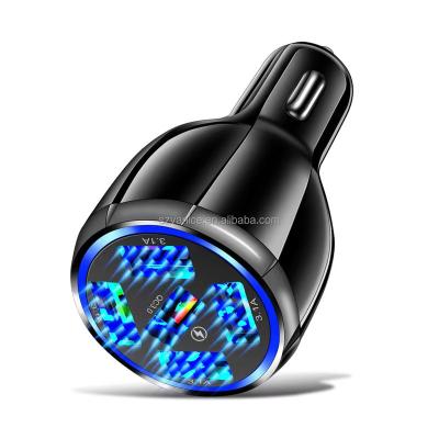 China 75w Mobile Phone Car Accessories Mobile Phone 15V 12v Dual Fast Charging 3.0 Car Charger 5v/2.4a 15v 5A Usb Charger For Smartphone for sale