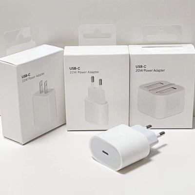 China Mobile Phone 20w PD Wall Charger Fast Original For Apple Usb A Type Dual C Ports For Lightning Cable For Iphone Charger for sale