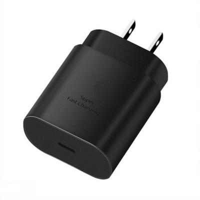 China Original 25w Mobile Phone USA Plug In Adaptive Quick Fast Type C Charger FO Samsungr Note10 S20 S21 Wall Ta800 PD C Charing Usb for sale