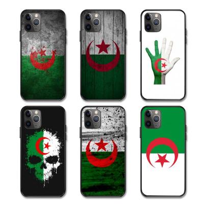 China Anti-fall National Algeria Flag Shock Proof TPU Designer Funda Para Sublimation Mobile Phone Ultra Thin Soft Case For iPhone 12 11 Pro Max for sale