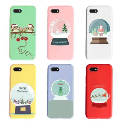 China Anti-drop For iphone 11/12 Pro Mini 6 7 8 Max Plus Case For iPhone X XR Merry Christmas Gifts Cartoon Candy Colors Phone Case Cover for sale