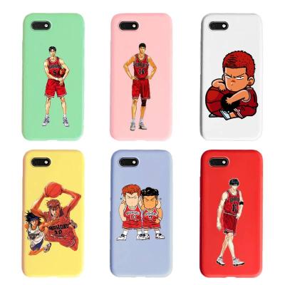 China Anti-drop for iphone 11/12 pro mini 6 7 8 max plus case for iphone X XR XS Max candy Slam Dunk Anime Manga colors phone case cover for sale