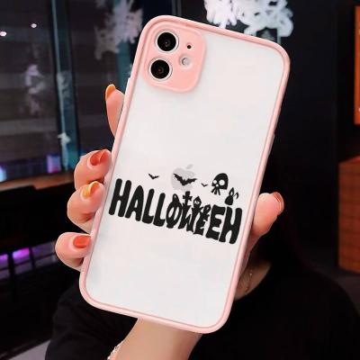 China Anti-drop for iphone 11/12 pro mini 7 max 8 plus case for iphone X XR XS Max cover Halloween Transparent Phone Cases for sale