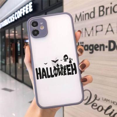 China Anti-drop for iphone 11/12 pro mini 7 max 8 plus case for iphone X XR XS Max cover Halloween Transparent Phone Cases for sale