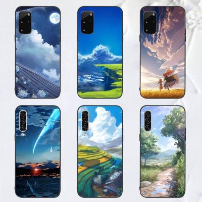 China Anti-fall landscape cartoon mobile phone protect 3d sublimation designer cell phone case for samsung galaxy a52 a51 s21 ultra for sale