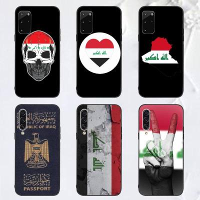 China Anti-drop For Samsung A32/A52 M02S/M31S S10 Case For Samsung Galaxy A12 S21 Note 20 Ultra Iraqi Flag Phone Case Cover for sale