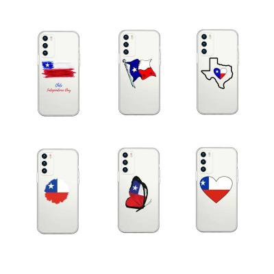 China Anti-fall For Huawei P40/P30 Pro Mate 20/40 Case For Huawei Pro 6 nova 8/7/5 SE Chilean Flag Phone Cases Cover for sale