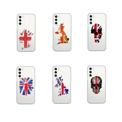 China Anti-fall For Huawei P40/P30 Pro Mate 20/40 Case For Huawei Pro 6 nova 8/7/5 SE British Flag Phone Cases Cover for sale