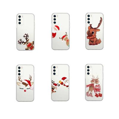 China Anti-fall For Huawei P40/P30 Pro Mate 20/40 Case For Huawei Nova 8/7/5 Pro SE 6 Cute Elk Christmas Snowman Cartoon Cover phone case for sale