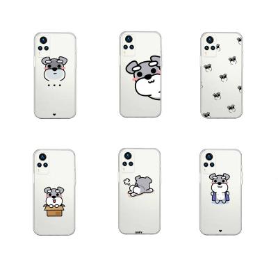 China Anti-drop For Vivo X60/X50 pro Y70/73S Case For Vivo S9/7e S6 Cute Schnauzer Dog Cartoon Phone Cases Cover for sale