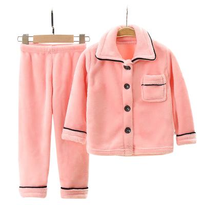 China Breathable Kids Pajamas Kids Flannel Pajamas Sets Boys Flannel Sleepwear For Kids for sale