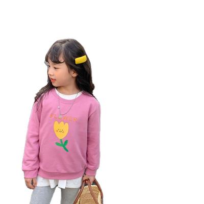 China Anti-shrink cartoon printed children's casual o-neck sweatshirts kids pullovers babies and boy's cotton hoodies for sale