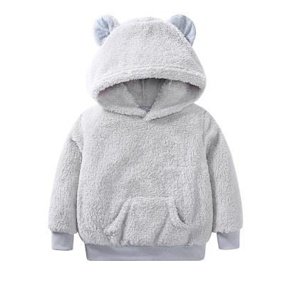 China 2019 anti-shrink autumn and winter new boys and girls plush hoodie for sale