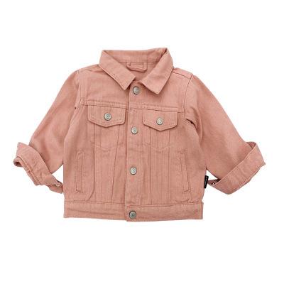 China Anti-wrinkle spring coat and autumn kids denim long sleeve babies kids tops and boy's casual jackets outfits for sale