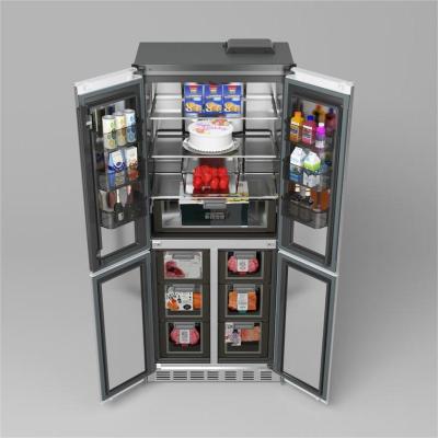 China ZUNGUI COMPRESSOR BCD-355WQB factory direct big sale refrigerator built-in refrigerator side by side for sale