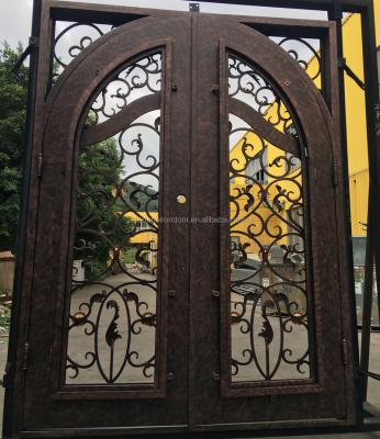 China Excellent Qualiy Used Modern Wrought Iron Door For Sale for sale