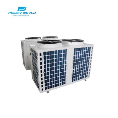 China Hotels POWER WORLD Air Cooled Condensing Unit Air Conditioner for sale