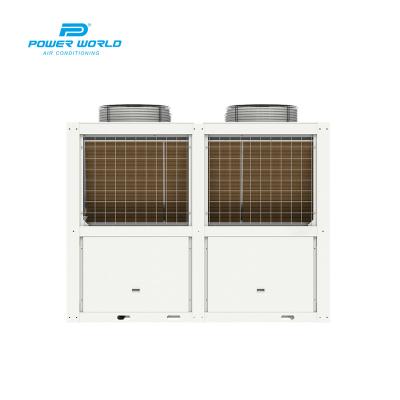 China POWER WORLD Refrigerator AC Commercial Air Cooled Scroll Modular Refrigerator Water Cooled for sale