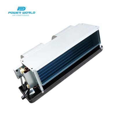 China Hotels POWER WORLD Quality Ducted Air Conditioner Concealed Water Fan Coil Unit for sale